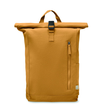 Logotrade advertising product image of: Roll top backpack 390 gr/m²