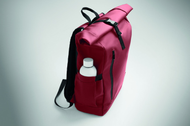 Logotrade advertising product image of: Rolltop laptop rucksack 600D