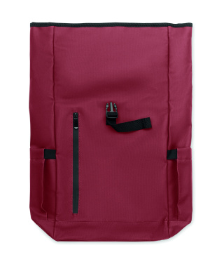 Logo trade promotional merchandise picture of: Rolltop laptop rucksack 600D