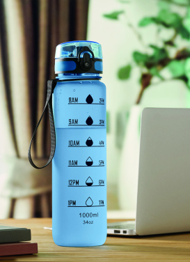 Logotrade promotional item image of: Sports water bottle RPET 1L