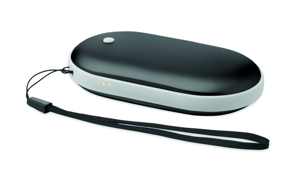 Logo trade business gift photo of: Aluminium electric hand warmer