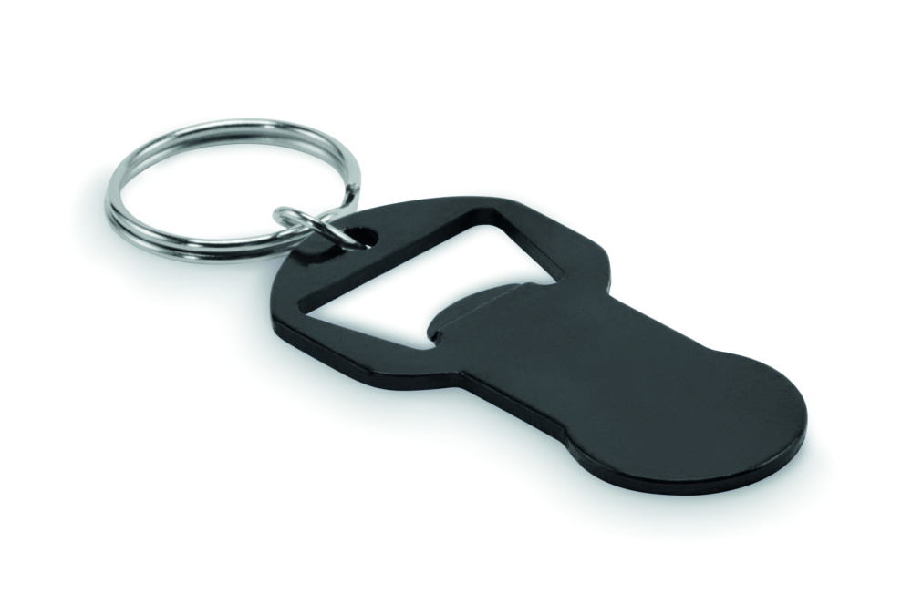 Logo trade promotional merchandise photo of: Recycled aluminium bottle opener