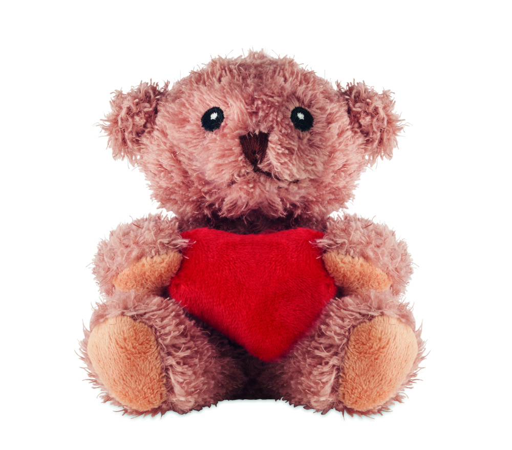 Logotrade corporate gift picture of: Teddy bear plush with heart
