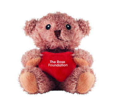 Logo trade promotional giveaway photo of: Teddy bear plush with heart