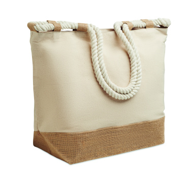 Logo trade promotional product photo of: Canvas beach bag