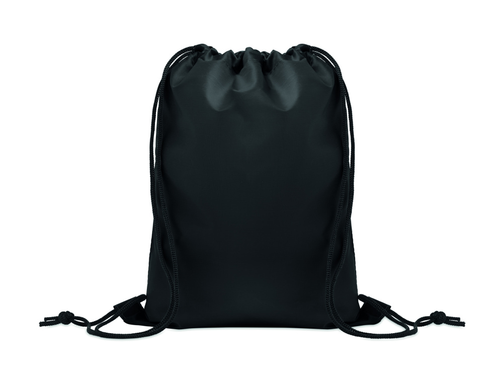 Logo trade corporate gift photo of: Kids drawstring bag 190T RPET