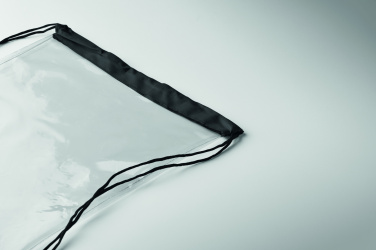 Logo trade corporate gift photo of: Transparent drawstring bag