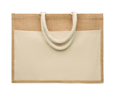 Logo trade promotional gifts image of: Jute shopping bag