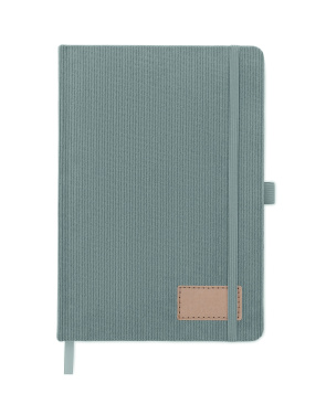 Logo trade promotional gifts image of: A5 notebook hard RPET cover
