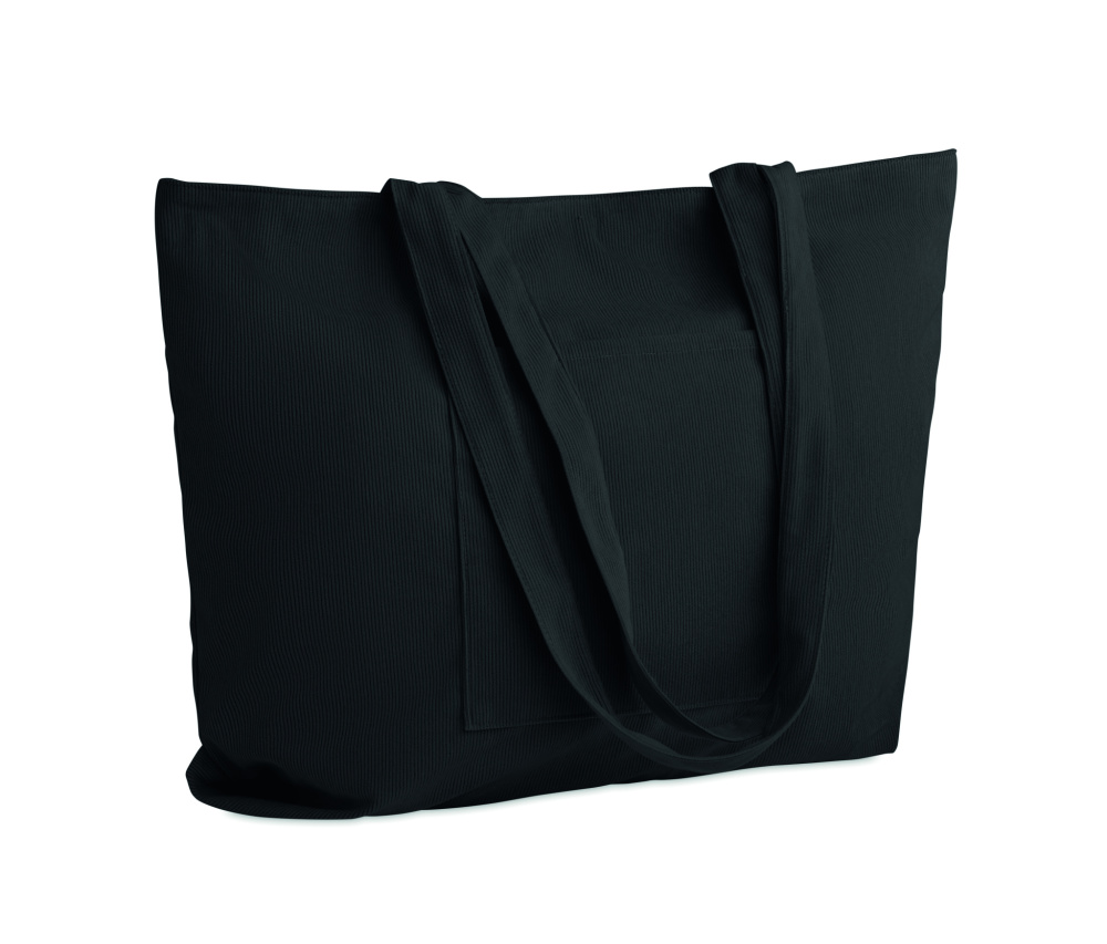 Logotrade promotional merchandise image of: Corduroy large shopping bag