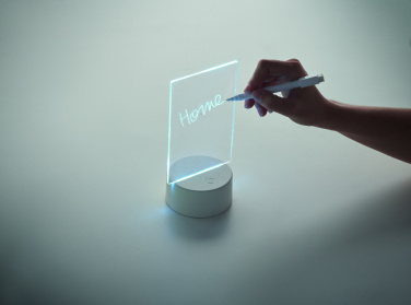 Logo trade corporate gifts image of: Light-up LED memo board