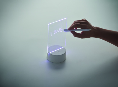 Logo trade advertising product photo of: Light-up LED memo board