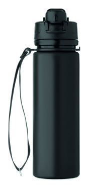 Logo trade promotional gift photo of: Foldable silicone sports bottle