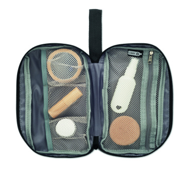 Logotrade promotional products photo of: Toiletry bag 600D RPET
