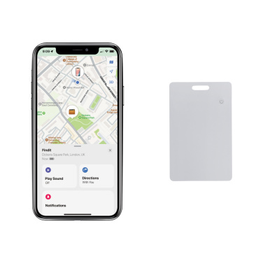 Logo trade promotional giveaways image of: Findit Dual RCS rplastic ultra-thin finder card rechargeable
