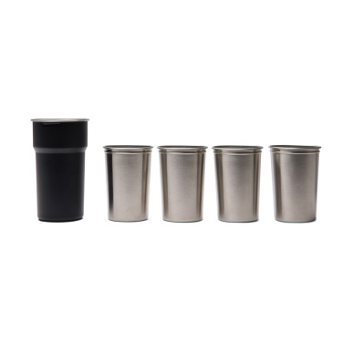 Logotrade promotional item image of: VINGA Parks RCS SS cup, 4 pcs, 250 ML