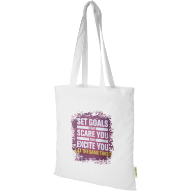 Logotrade promotional gift picture of: Odisha 140 g/m² OCS organic tote bag 7L