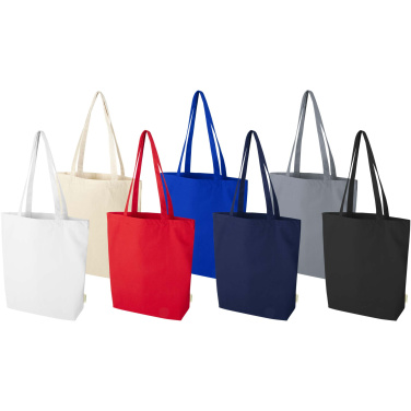 Logotrade promotional gift image of: Odisha 270 g/m² OCS organic tote bag 10L