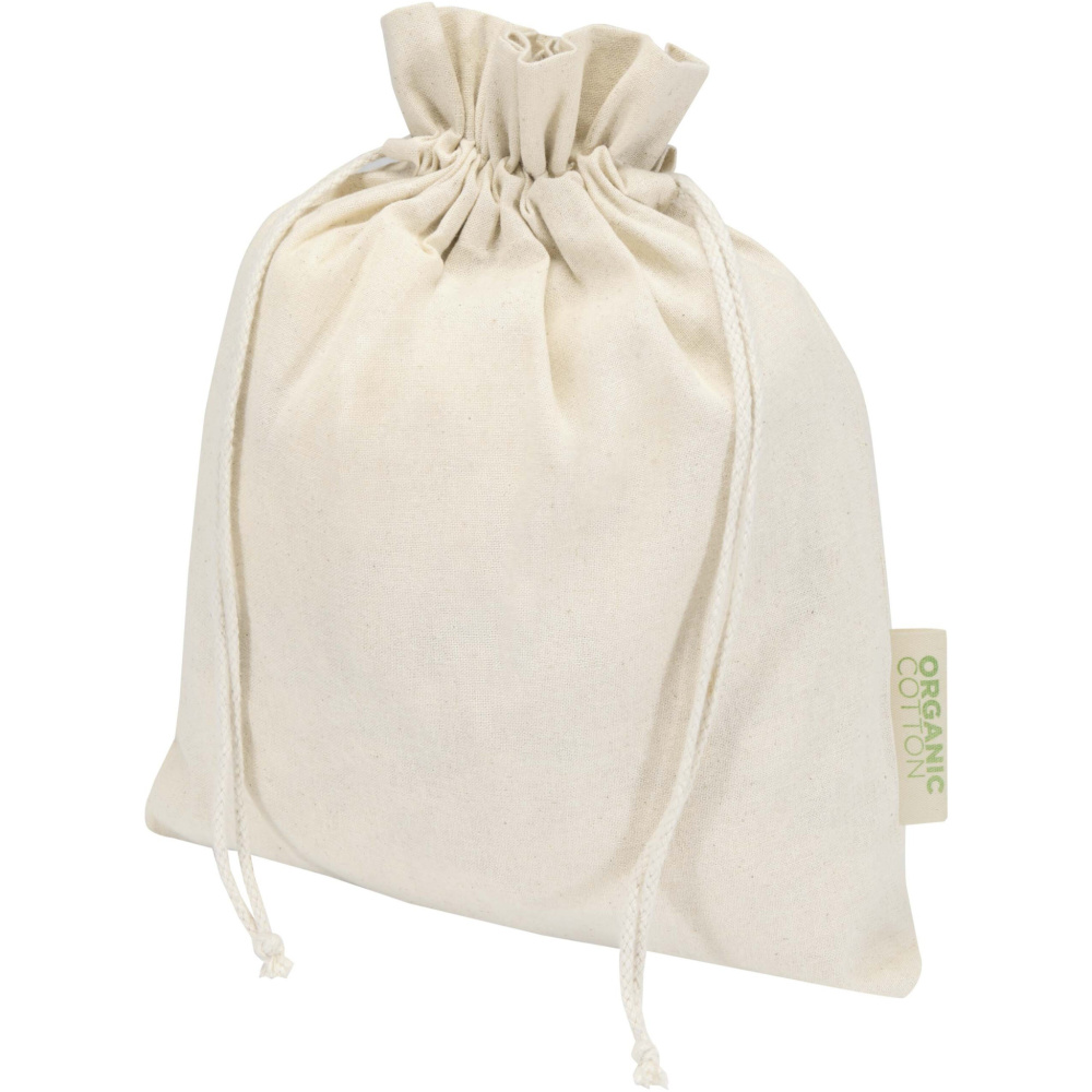 Logo trade promotional merchandise image of: Odisha 140 g/m² OCS organic gift bag - 30 x 25 cm