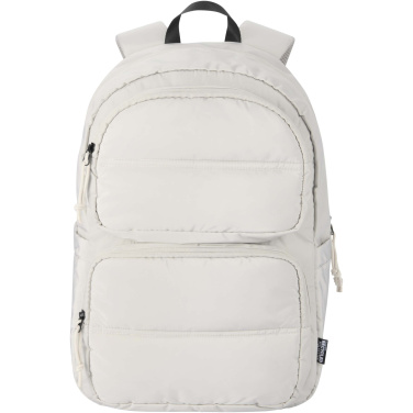Logo trade corporate gifts picture of: Puffer 15.6" GRS recycled laptop backpack 18L