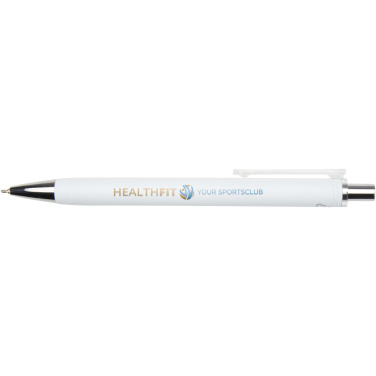 Logo trade promotional products picture of: Feld RCS recycled ballpoint pen with metallic finish (black ink)