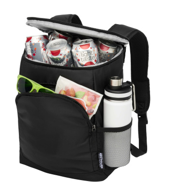 Logo trade promotional giveaways image of: Chillpack 18-can GRS recycled cooler backpack 16L
