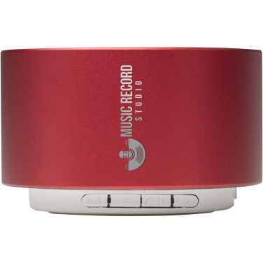 Logo trade corporate gift photo of: Ankaa 3W recycled aluminium wireless Bluetooth® speaker