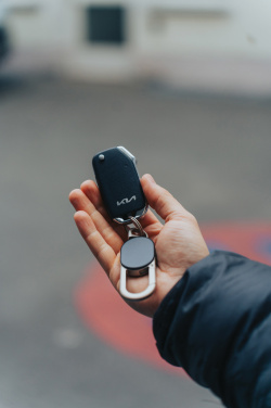 Logo trade promotional giveaways image of: Keyfinder Dual keychain with worldwide locating