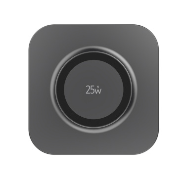 Logo trade promotional giveaways picture of: Quantum ultra-fast 25W magnetic wireless charging pad