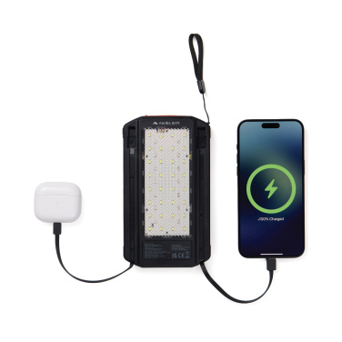 Logotrade promotional item image of: Nordic Drift Titan 10.000mAh solar powerbank with 3 panels