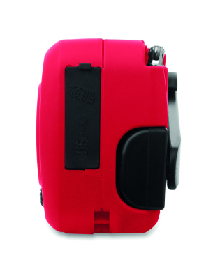 Logo trade corporate gifts image of: Portable radio SOS with LED torch