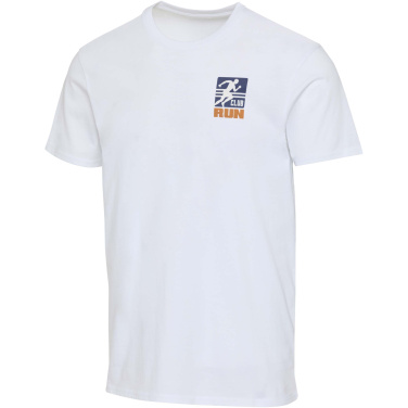 Logo trade corporate gifts image of: Azurite 160 g/m² short sleeve unisex OCS organic t-shirt