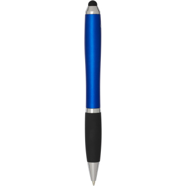 Logo trade promotional item photo of: Nash RCS recycled plastic stylus ballpoint pen (black ink)