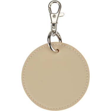 Logo trade advertising products image of: Resi Plus GRS recycled round charm keychain