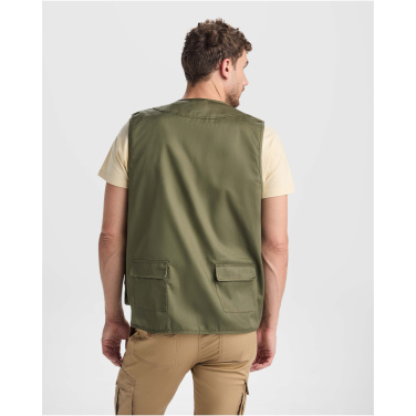 Logo trade business gifts image of: Venera 200 g/m2 v-neck multi-pocket workwear vest