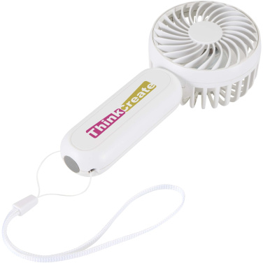 Logo trade promotional product photo of: Aervia recycled plastic portable fan
