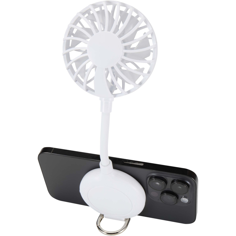 Logo trade promotional product photo of: Ventio recycled plastic magnetic portable fan