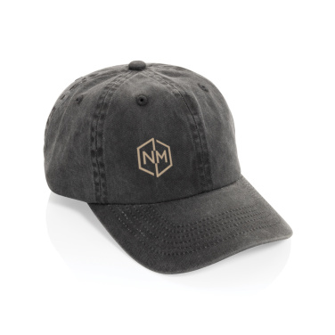 Logotrade promotional merchandise picture of: BEAU AWARE™ Washed 6 panel 270gsm cotton twill cap