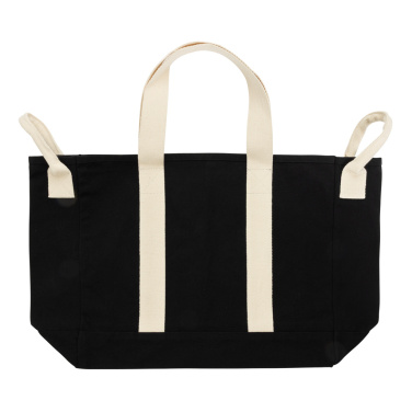 Logotrade promotional products photo of: BEAU AWARE™ Beach bag 400gsm recycled canvas, with side hand