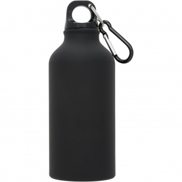 Logotrade reklaamkingituse foto: Oregon 400 ml matt veepudel karabiiniga