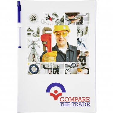 Logo trade reklaamkingi pilt: Essential konverentsimapp A4 märkmik ja pliiats