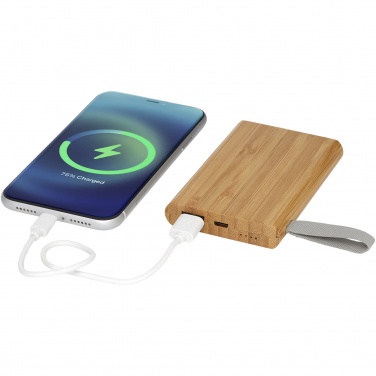 Logotrade ärikingitused pilt: Tulda 5000 mAh bambusest akupank