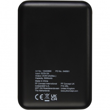 Logotrade ärikingi foto: Gleam 5000 mAh üliõhuke valgustusega toitepank