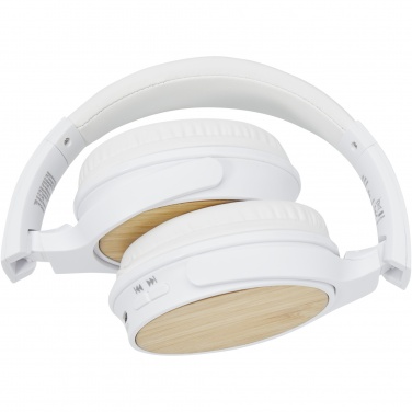 Logotrade reklaamkingi foto: Athose bambusest Bluetooth® kõrvaklapid mikrofoniga