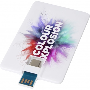 Logotrade reklaamtooted pilt: Duo õhuke 64 GB USB-draiv koos Type-C ja USB-A 3.0-ga