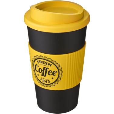 Logotrade reklaamkingituse foto: Americano® 350 ml silikoonist võruga termoskruus