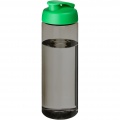 H2O Active® Eco Vibe 850 ml keeratava kaanega spordipudel, Süsi / roheline