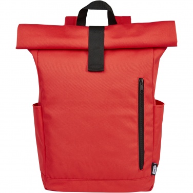 Logotrade reklaamkingid pilt: Byron 15,6" GRS RPET rull-top seljakott 18L
