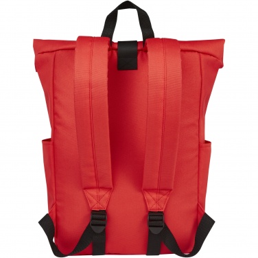 Logo trade meene pilt: Byron 15,6" GRS RPET rull-top seljakott 18L