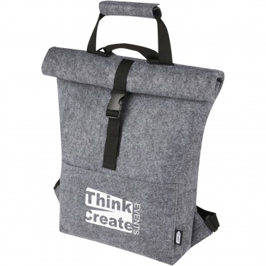 Logotrade firmakingitused pilt: Felta GRS taaskasutatud vildist roll-top rattakott 13L